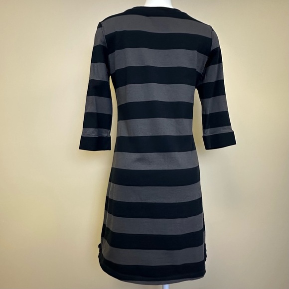 Patagonia Worn Wear W's 3/4-Sleeved Sender Stripe Shirt Dress Small - Picture 2 of 9